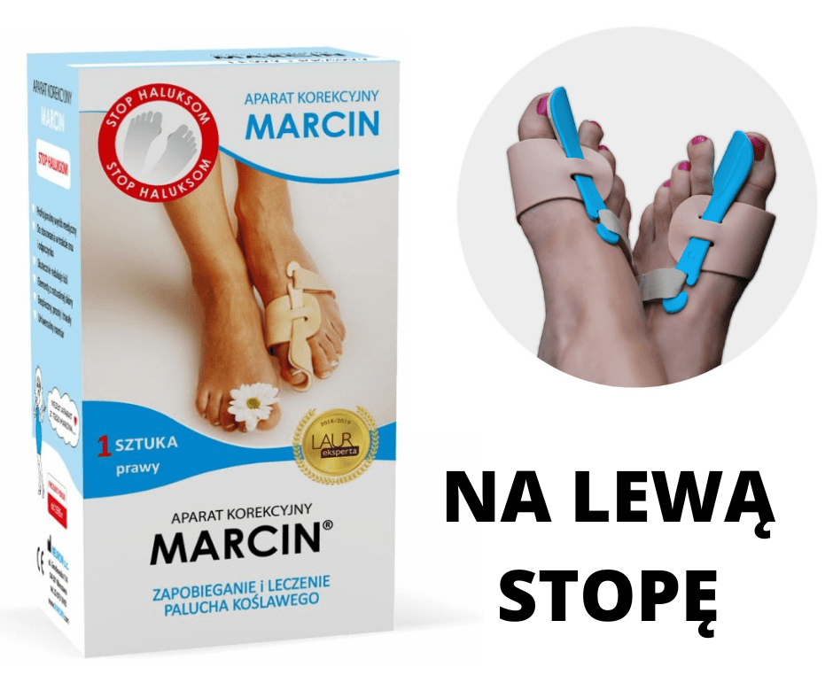 Noční dlaha MARCIN, levá noha, modrá