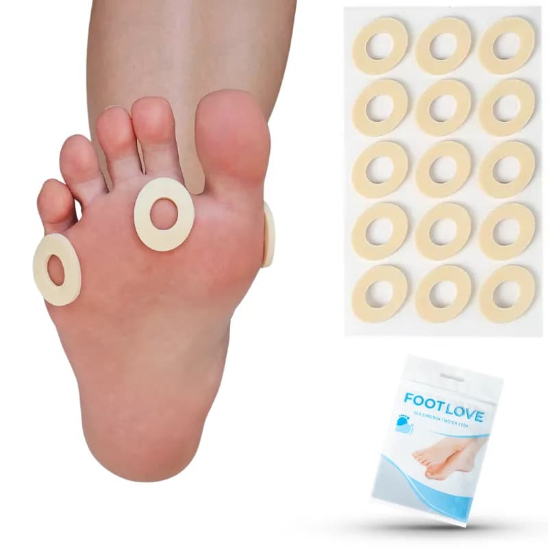 Pěnové náplasti na kuří oka, velký ovál