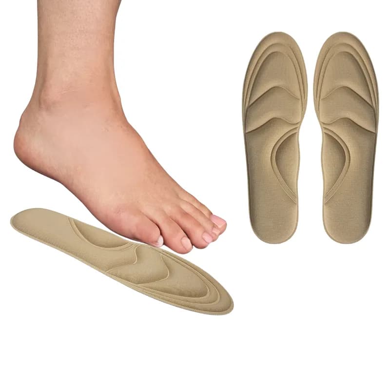 Pěnové vložky 4D s masáží, béžové, vel. L