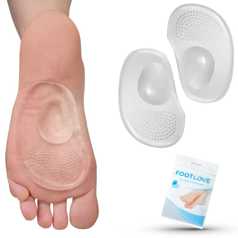 Gelové půlvložky s metatarzální pelotou
